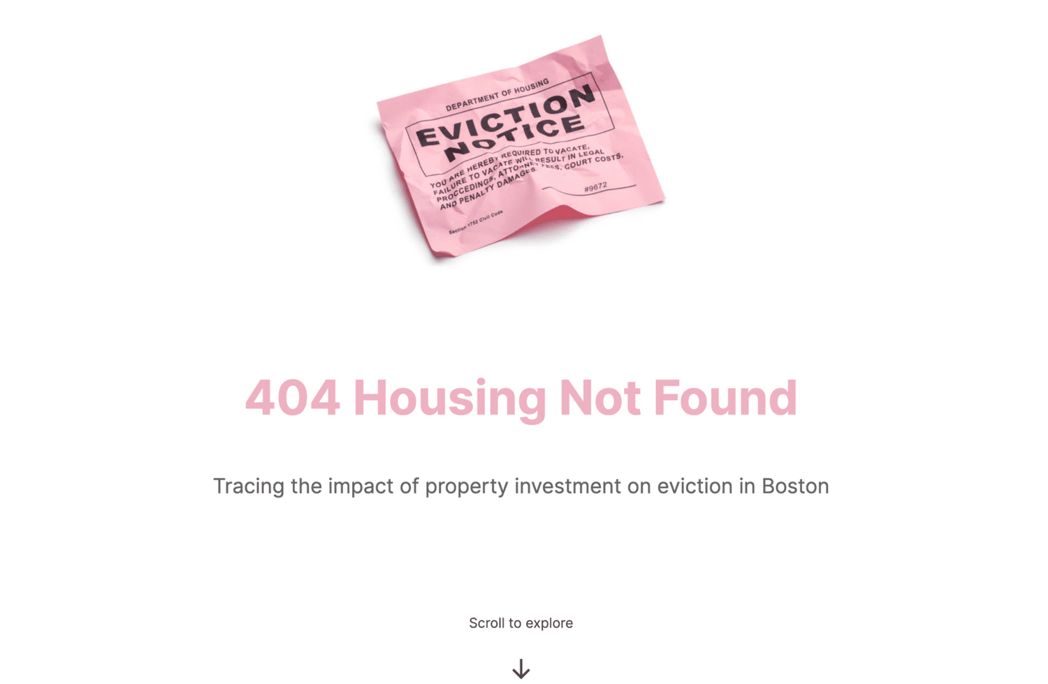 404 Housing Not Found
